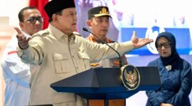 Presiden RI Prabowo Subianto.( Poto : KOMPAS.COM ).