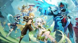 Genshin Impact Luna VII hadirkan Nicole Reeyn, karakter Pyro support baru, serta Lohen, Prune.( Poto : kompas.com )