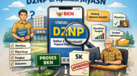 D2NP di MyASN adalah Daftar 2 Nominatif PNS yang menunjukkan proses verifikasi data ASN oleh BKN.( Ilustrasi Poto : chtaGPT ).