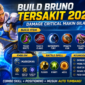 Build Bruno tersakit 2026 masih menjadi pilihan favorit banyak pemain Mobile Legends( Poto : chatGPT).