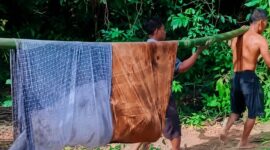 Penemuan mayat Sungai Batang Tebo menggegerkan warga Desa Empelu, Kecamatan Tanah Sepenggal, Kabupaten Bungo, Sabtu (23/5/2026).( Poto : jambiprima.com)