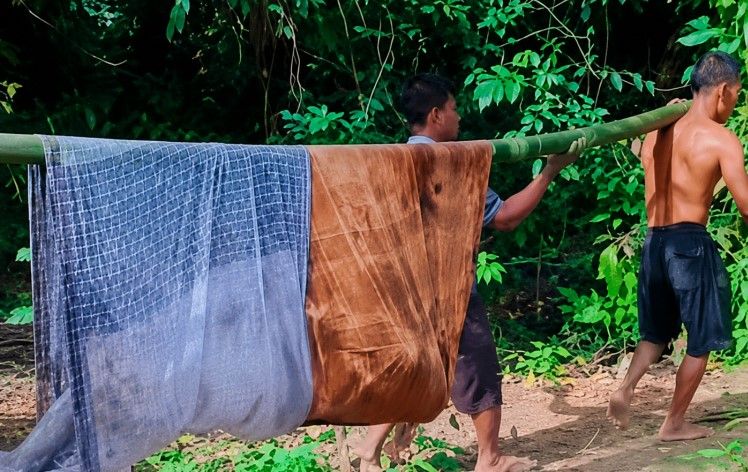 Penemuan mayat Sungai Batang Tebo menggegerkan warga Desa Empelu, Kecamatan Tanah Sepenggal, Kabupaten Bungo, Sabtu (23/5/2026).( Poto : jambiprima.com)