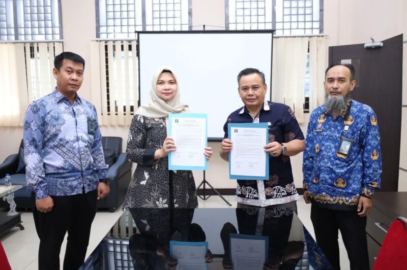 Kantor Wilayah Kementerian Hukum Jambi menandatangani tindak lanjut analisis dan evaluasi perda Kabupaten Tebo dan Kerinci pada Kamis, 21 Mei 2026.( Poto : jambilink.id)