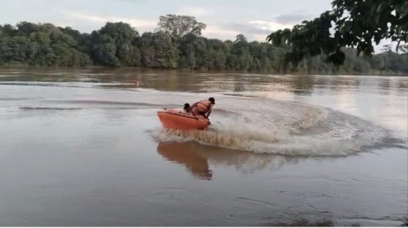 Tim SAR gabungan resmi menghentikan pencarian Rizky Ramadhani yang tenggelam di Sungai Batanghari, Kabupaten Tebo, setelah tujuh hari operasi tanpa hasil.( Poto : Jambi Prima.com).