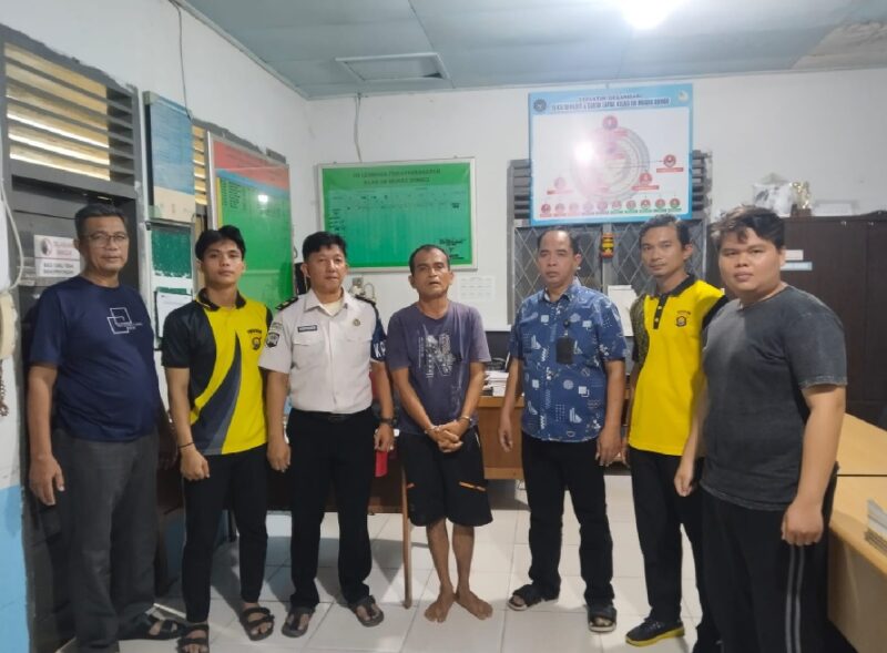 Aparat menangkap kembali seorang narapidana kasus narkotika di Rimbo Bujang, Jambi, pada 22 Mei 2026.( Poto : jambiekspres.co.id )