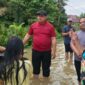 Pemkab Bungo menetapkan status tanggap darurat akibat banjir dan longsor yang melanda sembilan kecamatan serta merendam ribuan rumah warga.( Poto JAMBIPRIMA.COM ).