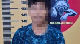 Polisi Sarolangun menangkap RJ dalam kasus pencurian sawit.( Poto : jambiprima.com )