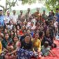 Bantuan Suku Anak Dalam disalurkan Pemerintah Kabupaten Merangin di Dam Betuk melalui program PKH, listrik gratis, dan keramba jaring apung.( Poto : JAMBIPRIMA.COM ).