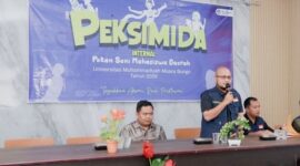 Kepala Bagian Pembinaan Kemahasiswaan, Alumni dan Inovasi UMMUBA, Muhammad Dwi Kurniadi, M.Pd( Poto : JambiPrima.com ).