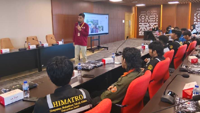 PetroChina International Jabung Ltd bekerja sama dengan Universitas Jambi membuka program kerja praktik, magang, dan tugas akhir bagi mahasiswa FST.( Poto : JAMBIlink ).