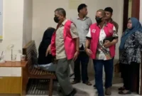 Sidang tuntutan berlangsung di Pengadilan Tipikor Jambi pada Jumat malam, 8 Mei 2026.( Poto : Tribun Jambi.com ).