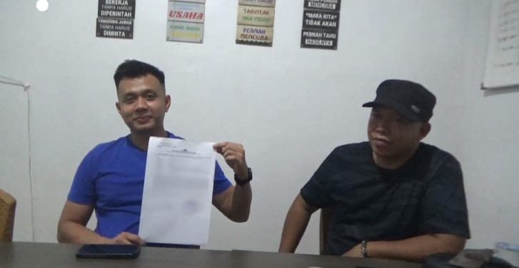 Mantan karyawan otomotif di Jambi melaporkan atasannya ke polisi atas dugaan fitnah.( Poto : HALOINDONESIANEWS.COM).