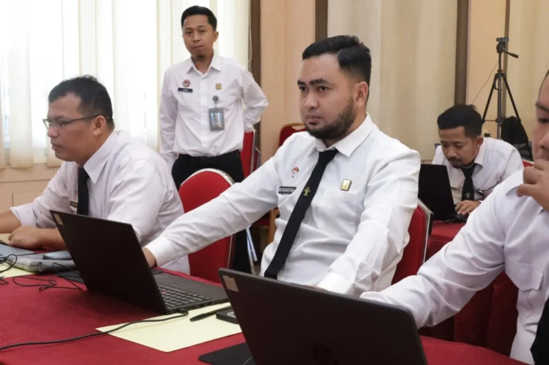 Hari kedua penilaian ASN Kemenkum Jambi 2026 mengungkap pemetaan kompetensi pegawai melalui analisis kasus, wawancara, dan penilaian sosial kultural oleh BPSDM Hukum.( Poto : MATTANEWS.CO )