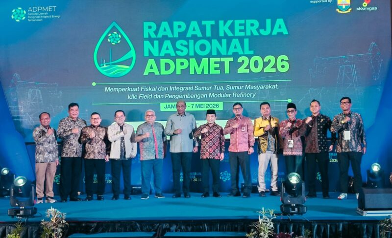 Provinsi Jambi menjadi tuan rumah Rakernas I ADPMET yang membahas penguatan sektor migas, pengelolaan sumur tua, dan ketahanan energi nasional.( Poto : Pariwara Jambi.com ).