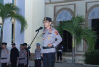 Polda Jambi menggelar KRYD dengan 315 personel untuk menekan aksi balap liar dan menjaga keamanan serta ketertiban masyarakat di Kota Jambi.( Poto : dok.Lamanesia ).