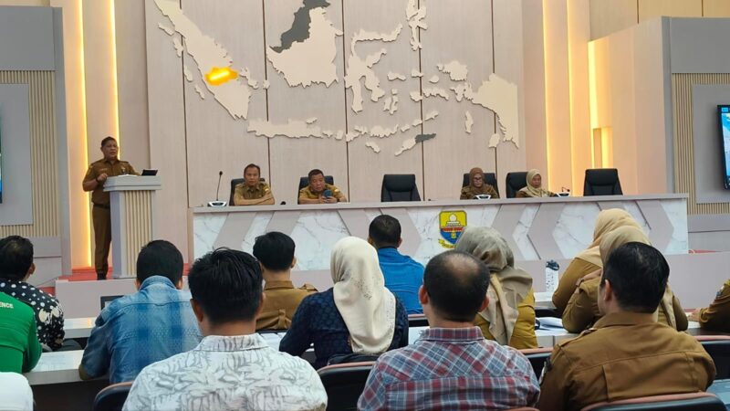Kegiatan pelatihan operator SPMB di Auditorium Kantor Dinas Pendidikan Provinsi Jambi pada Selasa (19/5/2026).( Poto : JAMBIlink ).