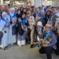 Sesi Poto bersama dengan petugas haji jamaah Haji asal Jambi setelah melaksanakan rangkaian Armuzna( Poto : jambione.com)