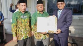 Bupati Anwar Sadat meluncurkan langsung sistem ini di halaman Kantor Bupati pada Rabu (20/05).( poto : JAMBIlink ).