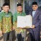 Bupati Anwar Sadat meluncurkan langsung sistem ini di halaman Kantor Bupati pada Rabu (20/05).( poto : JAMBIlink ).