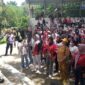 Kapolda Jambi Irjen Pol Krisno H Siregar menghadiri peringatan May Day 2026 bersama KSBSI Jambi di Hutan Kota Sabki, Alam Barajo.( Poto : Sinar Jambi )