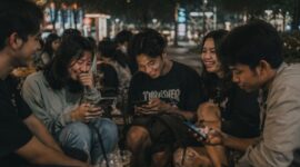Ilustrasi nostalgia digital muncul saat banyak orang mulai lelah dengan internet modern.( Poto : jatimnet.com ).