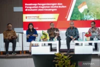 Permintaan Emas Naik, OJK Dorong Penguatan Industri Emas Nasional dan Bullion Bank.( Poto : ANTARA ).