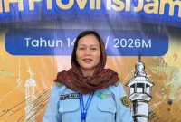 Petugas kesehatan Jambi memperketat pemeriksaan calon jemaah haji 2026 di Embarkasi Jambi. Mayoritas jemaah dinyatakan sehat.( Poto : Tribunjambi.com/Syrillus Krisdianto ).