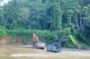 Aktivitas PETI di belakang SMAN 8 Bungo yang didemo guru dan siswa ( Poto : jambione.com )