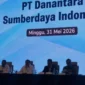 Konferensi pers kesiapan operasional PT Danantara Sumberdaya Indonesia di Wisma Danantara, Jakarta, Minggu, 31/5/2026 ( Poto : istimewa )