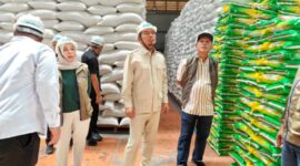 DPR RI memastikan stok pangan Jambi aman hingga 7 bulan ke depan. Bulog mencatat cadangan stabil, distribusi bantuan diperkuat.( Poto : FraksiGrindra.id)