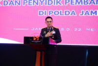 Kapolda Jambi Irjen Pol. Krisno H. Siregar di Swiss-Belhotel Jambi, Rabu (20/5/2026).( Poto : JAMBIlink ).