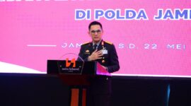 Kapolda Jambi Irjen Pol. Krisno H. Siregar di Swiss-Belhotel Jambi, Rabu (20/5/2026).( Poto : JAMBIlink ).