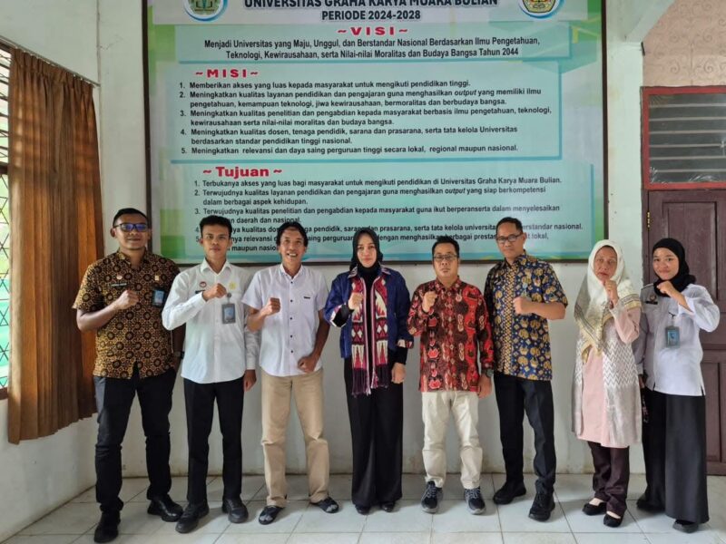 Kegiatan koordinasi berlangsung pada Kamis, 21 Mei 2026 di LPPM Universitas Graha Karya Muara Bulian.( Poto : JAMBIlink).
