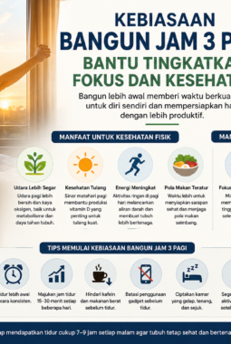 Kebiasaan Bangun Jam 3 Pagi Bantu Tingkatkan Fokus dan Kesehatan