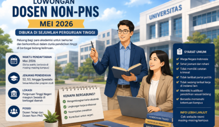 lowongan dosen non-PNS 2026.