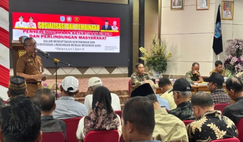 Pemerintah Kabupaten Merangin mempercepat penataan kebersihan Kota Bangko dengan menegakkan aturan tegas terhadap warga.( Poto : Pemkab Merangin ).