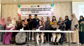 Kebersihan makanan haji Jambi menjadi prioritas utama jelang Haji 2026. Kemenhaj Jambi memperketat higiene makanan dan sanitasi asrama demi kesehatan jemaah.( Poto : JAMBIlink).