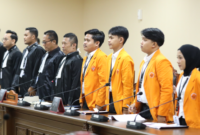 mahasiswa UNJA uji materi KUHAP Pasal 36 ayat (1) ke Mahkamah Konstitusi terkait kewajiban penyerahan salinan BAP kepada saksi demi kepastian hukum dan fair trial.( Poto : MK-RI ).