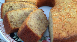 Resep Bolu Pisang Panggang Tanpa Oven Takaran Gelas, Praktis dan Anti Gagal.( Poto : dok. Kumparan.com)