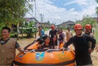Banjir Kota Jambi 2026 terjadi setelah hujan deras mengguyur wilayah kota sejak dini hari Sabtu (2/5/2026).( Poto : sekitarjambicom).
