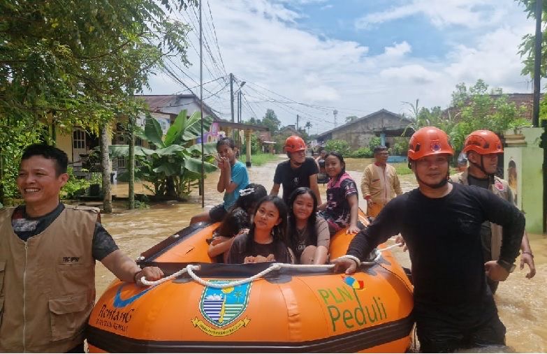Banjir Kota Jambi 2026 terjadi setelah hujan deras mengguyur wilayah kota sejak dini hari Sabtu (2/5/2026).( Poto : sekitarjambicom).