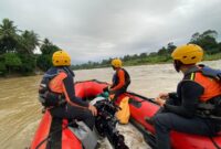 Remaja 15 tahun hilang terseret arus Sungai Batang Merangin.( Poto : jambilink.id ).
