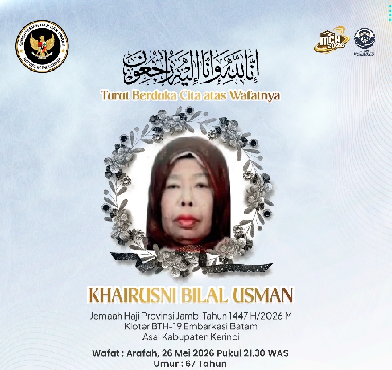 Almarhumah Khairusni Bilal Usman (67), warga Kabupaten Kerinci, Jambi.( Poto : jambiekspres.co.id ).