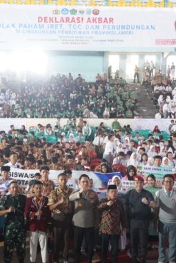Pelajar se-Provinsi Jambi Deklarasikan Perlawanan Terhadap Radikalisme dan Terorisme