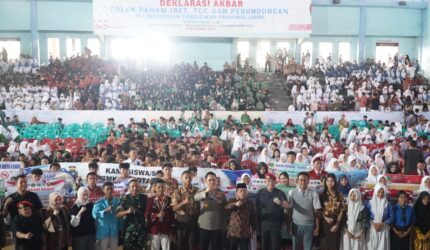 deklarasi pelajar Jambi lawan radikalisme.