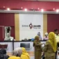 Bank Jambi membuka layanan terbatas pada Sabtu, 16 Mei 2026, khusus pergantian kartu ATM dan perubahan PIN dengan jam operasional 08.00–14.00 WIB di seluruh cabang.( Poto : JAMBIlink ).