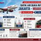 Informasi pembukaan rute baru Batik Air Jakarta–Muara Bungo mulai 15 Juni 2026.(  ilustrasi Poto : chatGPT ) 