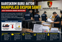 Bareskrim Polri mengusut dugaan manipulasi ekspor sawit melalui praktik under invoicing ( Ilustrasi Poto : chatGPT )