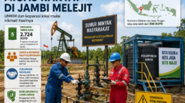 Produksi migas rakyat di Jambi naik tajam.( Ilustrasi Poto : chatGPT ).