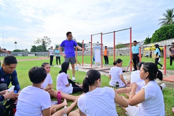 Uji jasmani Akpol di Polda Jambi menilai lebih dari sekadar kemampuan fisik.( Poto : jambilink.id )